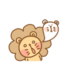 small flower lion（個別スタンプ：27）