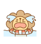 small flower lion（個別スタンプ：31）