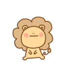 small flower lion（個別スタンプ：35）