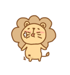 small flower lion（個別スタンプ：36）