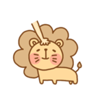 small flower lion（個別スタンプ：40）