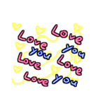 Love,Love,Love（個別スタンプ：3）