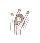 モコとももこ（個別スタンプ：1）