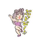 私はムラサキが好き！（個別スタンプ：17）