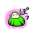 気軽にだるまでコケシ（個別スタンプ：4）