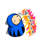 気軽にだるまでコケシ（個別スタンプ：11）