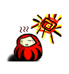 気軽にだるまでコケシ（個別スタンプ：39）