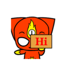 Three eyes cat of the Fuaier（個別スタンプ：11）