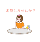 前向き秘書ちゃん（個別スタンプ：22）