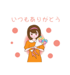 前向き秘書ちゃん（個別スタンプ：27）