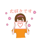 前向き秘書ちゃん（個別スタンプ：36）