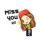 Girl Zaa（個別スタンプ：13）