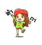 Girl Zaa（個別スタンプ：34）