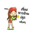 Girl Zaa（個別スタンプ：35）