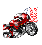 スポーツバイク(D車)(車バイクシリーズ)（個別スタンプ：2）