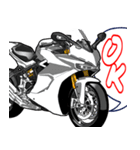 スポーツバイク(D車)(車バイクシリーズ)（個別スタンプ：3）