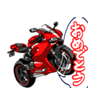 スポーツバイク(D車)(車バイクシリーズ)（個別スタンプ：5）