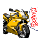 スポーツバイク(D車)(車バイクシリーズ)（個別スタンプ：10）