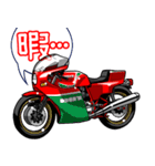 スポーツバイク(D車)(車バイクシリーズ)（個別スタンプ：17）