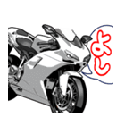 スポーツバイク(D車)(車バイクシリーズ)（個別スタンプ：22）