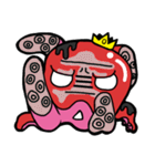 angry octopus（個別スタンプ：1）