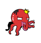 angry octopus（個別スタンプ：8）