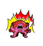 angry octopus（個別スタンプ：15）