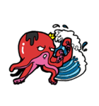 angry octopus（個別スタンプ：18）