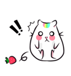 Rainbow Hamster ＆ Strawberry（個別スタンプ：14）