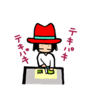 Red-hat8（個別スタンプ：10）