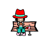 Red-hat8（個別スタンプ：16）