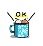 Tea cup rabbit（個別スタンプ：7）