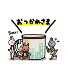 Tea cup rabbit（個別スタンプ：8）