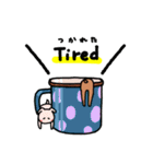Tea cup rabbit（個別スタンプ：17）
