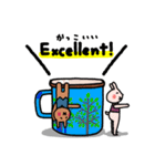 Tea cup rabbit（個別スタンプ：30）