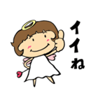 ハッピー天使（個別スタンプ：4）