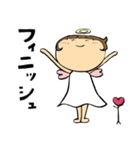 ハッピー天使（個別スタンプ：6）
