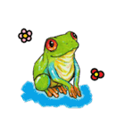 アカメ蛙（個別スタンプ：8）