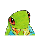 アカメ蛙（個別スタンプ：24）