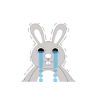 Rabbit Bigeye Animation（個別スタンプ：13）