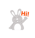 Rabbit Bigeye Animation（個別スタンプ：20）