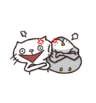 LovelyCat＆StrongPenguin（個別スタンプ：9）