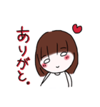 もっと！しろ子のナイーブな日常。（個別スタンプ：1）