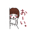 もっと！しろ子のナイーブな日常。（個別スタンプ：12）