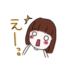 もっと！しろ子のナイーブな日常。（個別スタンプ：34）