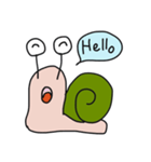 Mr.Snail(Eng)（個別スタンプ：1）