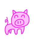 PINK PIG！（個別スタンプ：1）
