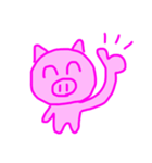 PINK PIG！（個別スタンプ：9）