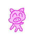 PINK PIG！（個別スタンプ：24）