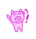 PINK PIG！（個別スタンプ：25）